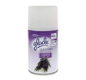 Сменный баллон к автоматическому освежителю Glade Лаванда и ваниль 269 мл (8690784817110) Сменный баллон к автоматическому освежителю Glade Лаванда и ваниль 269 мл (8690784817110)