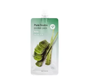 Маска ночная с алоэ Missha Pure Source Pocket Pack Aloe 10 мл (8806185781800) Маска ночная с алоэ Missha Pure Source Pocket Pack Aloe 10 мл (8806185781800)
