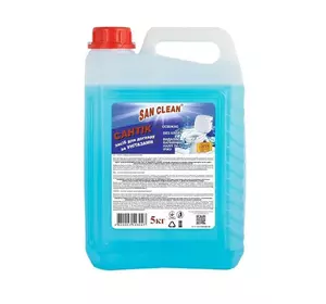 Сан Клин Сантик д/ухода за унитазами, голубой 5л (4820003543047) Сан Клин Сантик д/ухода за унитазами, голубой 5л (4820003543047)
