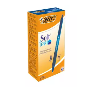 Набор шариковых ручек bic soft feel clic grip синий (12 шт ) (70330914346) Набор шариковых ручек bic soft feel clic grip синий (12 шт ) (70330914346)