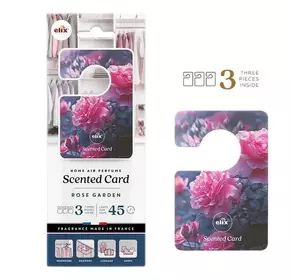 Ароматизирующая карта Elix Rose Garden для гардероба 3 шт (5906074159222) Ароматизирующая карта Elix Rose Garden для гардероба 3 шт (5906074159222)