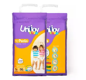 Трусики UNIJOY Soft 56 шт L 9-14 кг (6967252809062) Трусики UNIJOY Soft 56 шт L 9-14 кг (6967252809062)