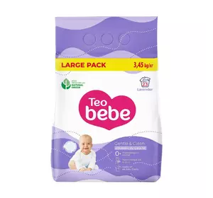 Стиральный порошок Teo bebe Gentle & Clean Lavender 3.45 кг (3800024048463) Стиральный порошок Teo bebe Gentle & Clean Lavender 3.45 кг (3800024048463)