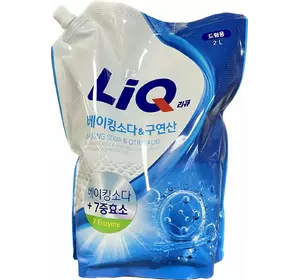 Средство Aekyung LIQ Baking Soda & Citric Acid Liquid Laundry Detergent для стирки с содой и лимонной кислотой 2 л (8801046405642) Средство Aekyung LIQ Baking Soda & Citric Acid Liquid Laundry Detergent для стирки с содой и лимонной кислотой 2 л (8801046405642)