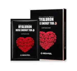 Омолаживающая маска MEDI-PEEL Hyaluron Rose Energy Tox Ampoule Mask для лица с розой 10шт (8809409343747) Омолаживающая маска MEDI-PEEL Hyaluron Rose Energy Tox Ampoule Mask для лица с розой 10шт (8809409343747)