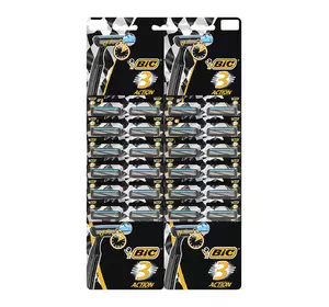 Бритва BIC 3 Action 24 шт (3086123356573) Бритва BIC 3 Action 24 шт (3086123356573)