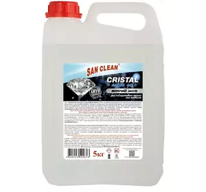 Средство San Clean Cristal для мытья посуды в посудомоечной машине 5кг (4820003542613) Средство San Clean Cristal для мытья посуды в посудомоечной машине 5кг (4820003542613)