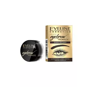 Помада для бровей Eveline Dark Brown Eyebrow Pomade 4.5 мл (5901761984651)