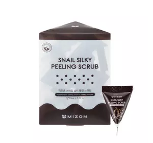 Пилинг-скраб с муцином улитки Mizon Snail Silky Peeling Scrub 7 г (8809541198830) Пилинг-скраб с муцином улитки Mizon Snail Silky Peeling Scrub 7 г (8809541198830)