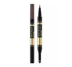 Ультратонкий водостойкий маркер и пудра для бровей Eveline Brow Art Duo 03 Dark 9 г (5903416033455) Ультратонкий водостойкий маркер и пудра для бровей Eveline Brow Art Duo 03 Dark 9 г (5903416033455)