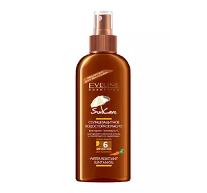 Солнцезащитное водостойкое масло Eveline Sun Care SPF 6 с маслом аргана 150 мл (5907609328229) Солнцезащитное водостойкое масло Eveline Sun Care SPF 6 с маслом аргана 150 мл (5907609328229)