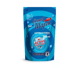 Жидкое мыло Grand Шарм Maxi Antibacterial 500 мл (дой-пак) (4820195506141) Жидкое мыло Grand Шарм Maxi Antibacterial 500 мл (дой-пак) (4820195506141)