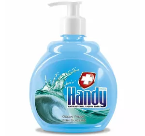 Жидкое мыло Handy Ocean Fresh with Glycerin Антибактериальное 500 мл (5900308771747) Жидкое мыло Handy Ocean Fresh with Glycerin Антибактериальное 500 мл (5900308771747)