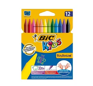 Карандаши восковые BIC Plastidecor 12 шт (3270220000341) Карандаши восковые BIC Plastidecor 12 шт (3270220000341)