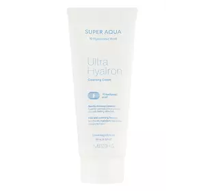Очищающий крем для лица с гиалуроновой кислотой Missha Super Aqua Ultra Hyalron Cleansing Cream 200 мл (8809643507233) Очищающий крем для лица с гиалуроновой кислотой Missha Super Aqua Ultra Hyalron Cleansing Cream 200 мл (8809643507233)