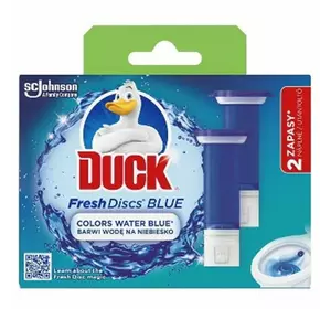 Диски чистоты Duck Blue для унитаза 2 шт(сменный блок) (5000204331394) Диски чистоты Duck Blue для унитаза 2 шт(сменный блок) (5000204331394)