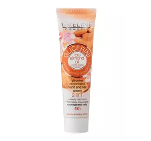 Крем для рук и ногтей Eveline Миндальное масло+Масло Ши+Коллаген Glicerini 75 мл (5903416013082) Крем для рук и ногтей Eveline Миндальное масло+Масло Ши+Коллаген Glicerini 75 мл (5903416013082)