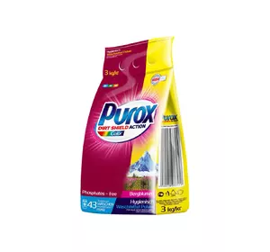 Стиральный порошок для машинной и ручной стирки purox color 3 кг (4260418933550) Стиральный порошок для машинной и ручной стирки purox color 3 кг (4260418933550)