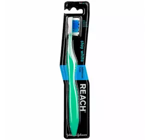 Зубная щетка reach stay white жесткая, 1 шт (3574660483086) Зубная щетка reach stay white жесткая, 1 шт (3574660483086)