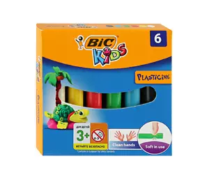 Пластилин bic kids plastelina (6 цветов) (3086123485488) Пластилин bic kids plastelina (6 цветов) (3086123485488)