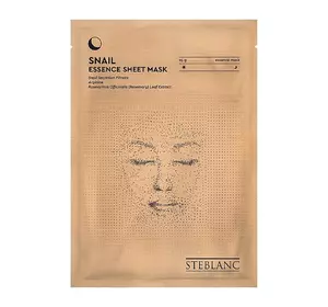 Тканевая маска-эссенция для лица Steblanc Snail Essence Sheet Mask с муцином улитки 25 г (8809663753375) Тканевая маска-эссенция для лица Steblanc Snail Essence Sheet Mask с муцином улитки 25 г (8809663753375)
