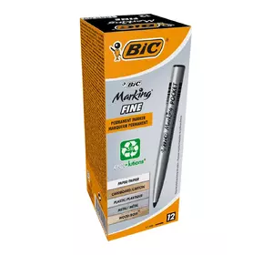 Набор маркеров перманентных BIC Marking Fine ECO 1.1 мм 12 шт Черных (3086121445095) Набор маркеров перманентных BIC Marking Fine ECO 1.1 мм 12 шт Черных (3086121445095)