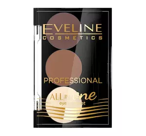 Набор для бровей Eveline All in One Professional №02 Светло-коричневый 28.8 г (5901761957648)