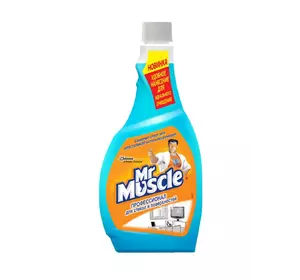 Средство для мойки стекла и других поверхностей Mr Muscle Профессионал со спиртом запасной блок 500 мл (4823002001020) Средство для мойки стекла и других поверхностей Mr Muscle Профессионал со спиртом запасной блок 500 мл (4823002001020)