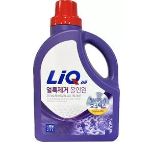 Средство Aekyung LIQ Stain Removal All-in-one Liquid Laundry Detergent для стирки и пятен с энзимами 2,7 л (8801046405345) Средство Aekyung LIQ Stain Removal All-in-one Liquid Laundry Detergent для стирки и пятен с энзимами 2,7 л (8801046405345)