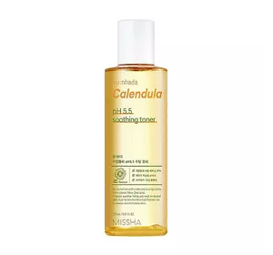 Успокаивающий тонер для чувствительной кожи Missha Su:Nhada Calendula pH 175 мл (8809643525312) Успокаивающий тонер для чувствительной кожи Missha Su:Nhada Calendula pH 175 мл (8809643525312)