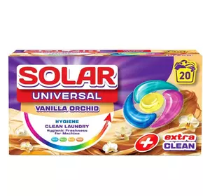 Капсулы для стирки Solar Universal Vanilla Orchid 20 шт (4820269930261) Капсулы для стирки Solar Universal Vanilla Orchid 20 шт (4820269930261)
