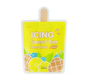 Тканевая маска с экстрактом ананаса Apieu Icing Sweet Bar Sheet Mask Pineapple, 21 г (8809530047750) Тканевая маска с экстрактом ананаса Apieu Icing Sweet Bar Sheet Mask Pineapple, 21 г (8809530047750)