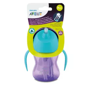 Чашка с трубочкой philips avent 9 мес + фиолетовая (scf796/02) (200 мл) (8710103781912) Чашка с трубочкой philips avent 9 мес + фиолетовая (scf796/02) (200 мл) (8710103781912)