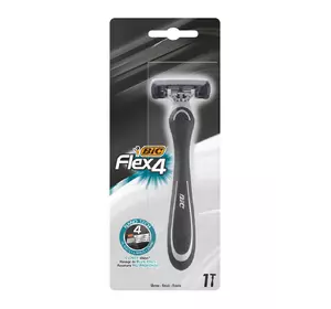 Бритва BIC Flex 4 без сменных картриджей (1шт) (3086123394780) Бритва BIC Flex 4 без сменных картриджей (1шт) (3086123394780)