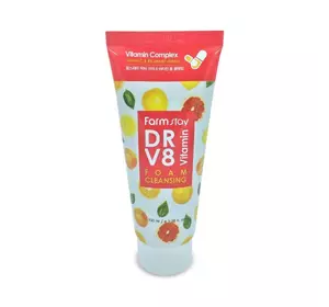 Витаминная пенка Farmstay Dr-V8 Vitamin Foam Cleansing для очищения кожи 100 г (8809469775885) Витаминная пенка Farmstay Dr-V8 Vitamin Foam Cleansing для очищения кожи 100 г (8809469775885)