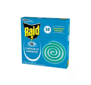 Спирали от комаров Raid 10 шт (4620000430353) Спирали от комаров Raid 10 шт (4620000430353)
