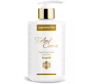 Жидкое крем-мыло Ti Amo Crema с биозолотом 400 мл (4820195505960) Жидкое крем-мыло Ti Amo Crema с биозолотом 400 мл (4820195505960)