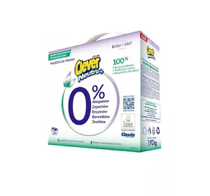 Средство для стирки Clever Neutro + Color White порошкообразное 1.92 кг (5900308779835) Средство для стирки Clever Neutro + Color White порошкообразное 1.92 кг (5900308779835)