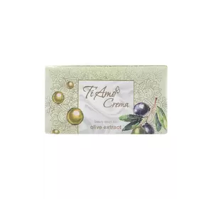 Косметическое крем-мыло твердое Ti Amo Crema с экстрактом оливки 125 г (4820195507520) Косметическое крем-мыло твердое Ti Amo Crema с экстрактом оливки 125 г (4820195507520)