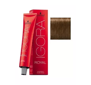 Крем-краска для волос Schwarzkopf IGORA ROYAL Golds 6-5 темно-русый золотистый 60 мл (4045787206968)