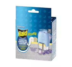 Электрофумигатор с жидкостью Raid Лаванда против комаров 30 ночей (5000204203462) Электрофумигатор с жидкостью Raid Лаванда против комаров 30 ночей (5000204203462)