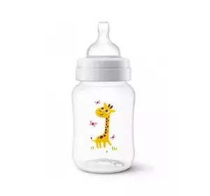 Бутылочка для кормления philips avent anti-colic с декором жираф 260 мл (scf821/12) (8710103868811) Бутылочка для кормления philips avent anti-colic с декором жираф 260 мл (scf821/12) (8710103868811)
