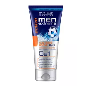 Гель после бритья Eveline Men Extreme Active Q10+R 5в1 200 мл (5907609344243) Гель после бритья Eveline Men Extreme Active Q10+R 5в1 200 мл (5907609344243)