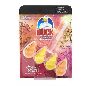 Твердый подвесной блок для унитаза Duck Peach 38.6 г (5000204254679) Твердый подвесной блок для унитаза Duck Peach 38.6 г (5000204254679)