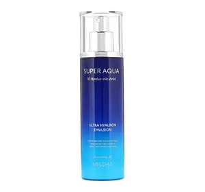 Эмульсия для лица увлажняющая с гиалуроновой кислотой Missha Super Aqua Ultra Hyalron Emulsion 130 мл (8809643505215) Эмульсия для лица увлажняющая с гиалуроновой кислотой Missha Super Aqua Ultra Hyalron Emulsion 130 мл (8809643505215)