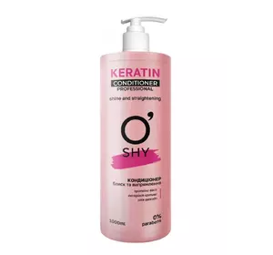 Кондиционер O'shy Блеск и выпрямление, Keratin, 1л (4820195508695) Кондиционер O'shy Блеск и выпрямление, Keratin, 1л (4820195508695)