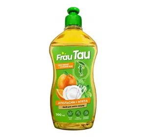 Средство для мытья посуды Frau Tau Апельсин и мята 500 мл (4820263230411) Средство для мытья посуды Frau Tau Апельсин и мята 500 мл (4820263230411)