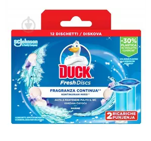 Диски для унитаза DUCK Морской сменный 2шт (5000204593280) Диски для унитаза DUCK Морской сменный 2шт (5000204593280)