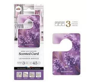 Ароматизирующая карта Elix Lavender Breeze для гардероба 3 шт (5906074159208) Ароматизирующая карта Elix Lavender Breeze для гардероба 3 шт (5906074159208)