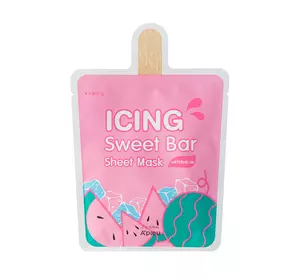 Тканевая маска с экстрактом арбуза Apieu Icing Sweet Bar Sheet Mask Watermelon, 21 г (8809530047712) Тканевая маска с экстрактом арбуза Apieu Icing Sweet Bar Sheet Mask Watermelon, 21 г (8809530047712)